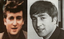 One of the first things I noticed about John at college was his hair, which he wore in a DA before his Beatle days.