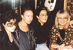 It took me a long time to come to terms with John's death.  here we are, the survivors - Yoko, Julian, John and Yoko's son Sean, and myself - in a picture taken in 1990