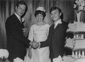 Pauline and Gerry's wedding day