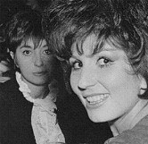 Sandra in the background of a photo taken of her famous sister Alma
